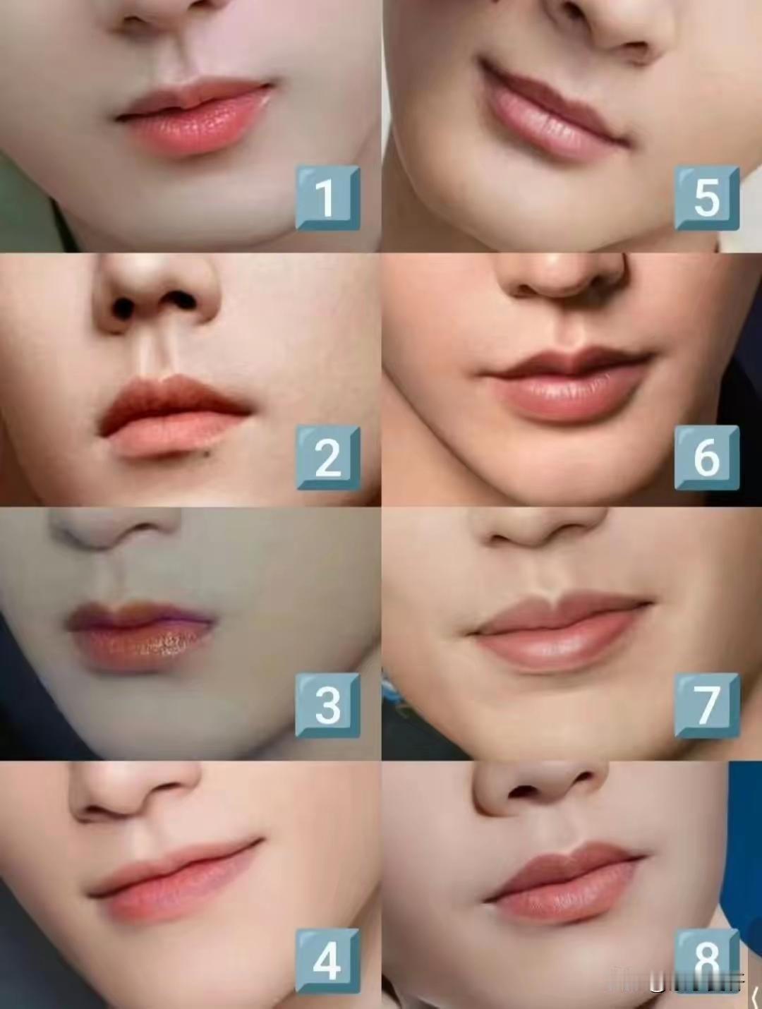 娱乐圈的花样美男你看嘴唇能认出几个呢？图一成毅图二肖战图三？图四？图