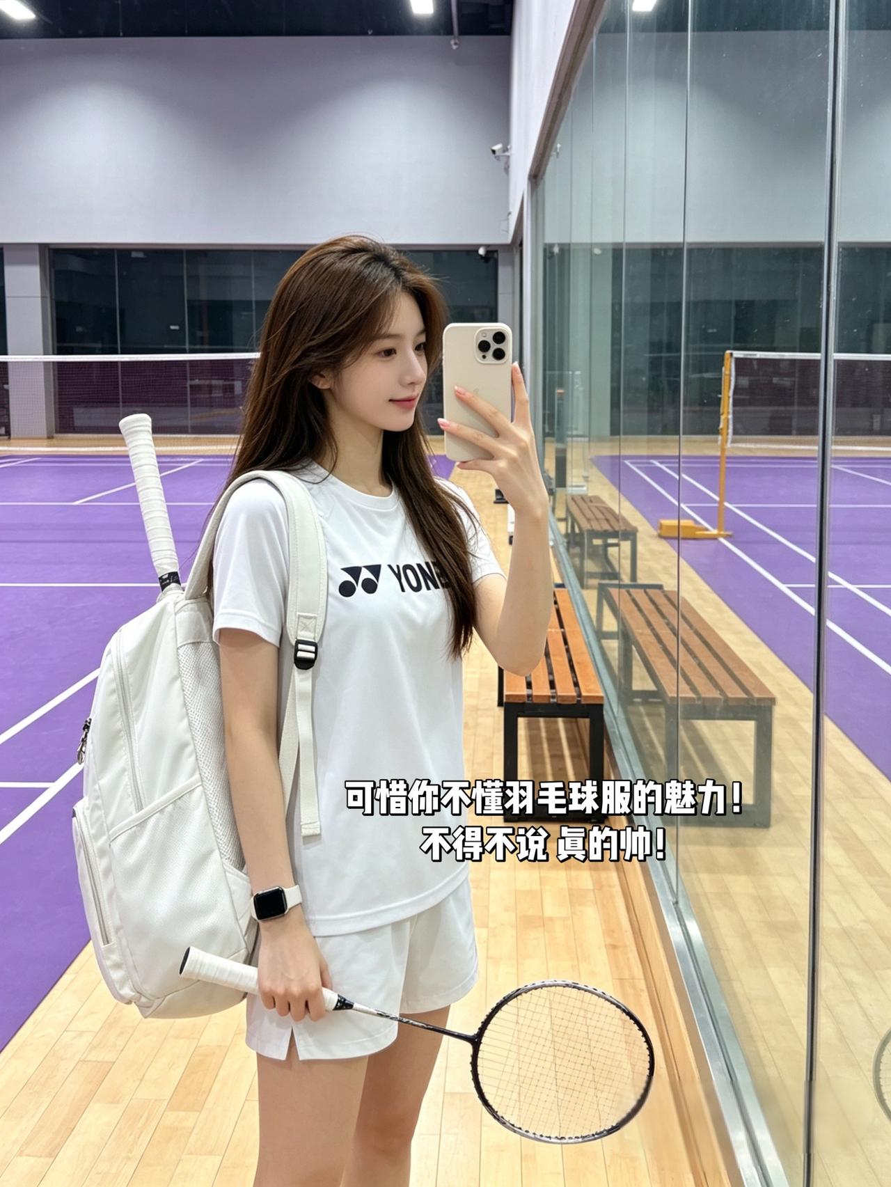 可惜你不懂羽毛球服的魅力！不得不说真的帅！