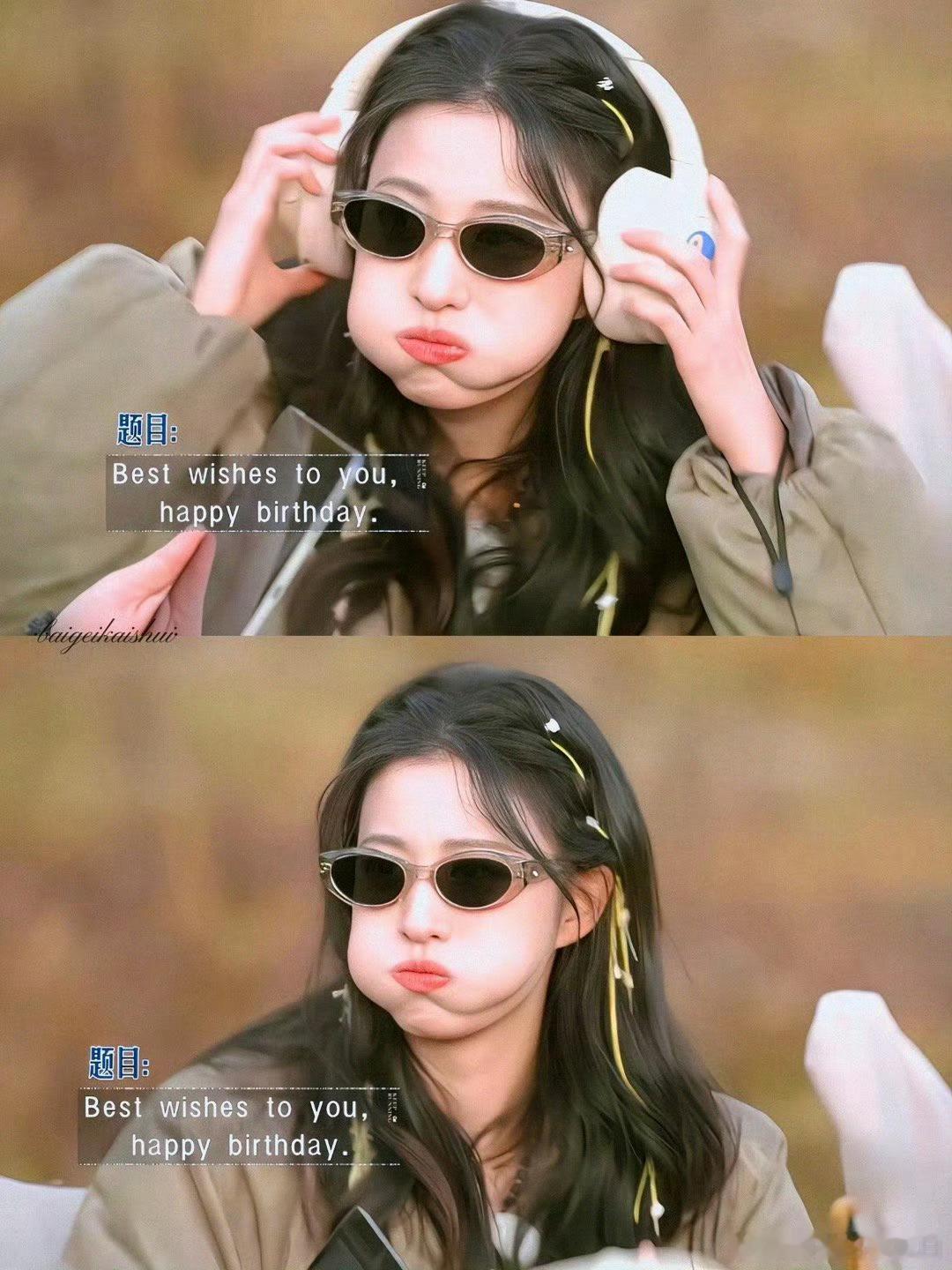 两颊鼓鼓塞满棉花糖，活脱脱一只软萌仓鼠，跑起来都带着甜糯感～听着“全糊嘴式英语