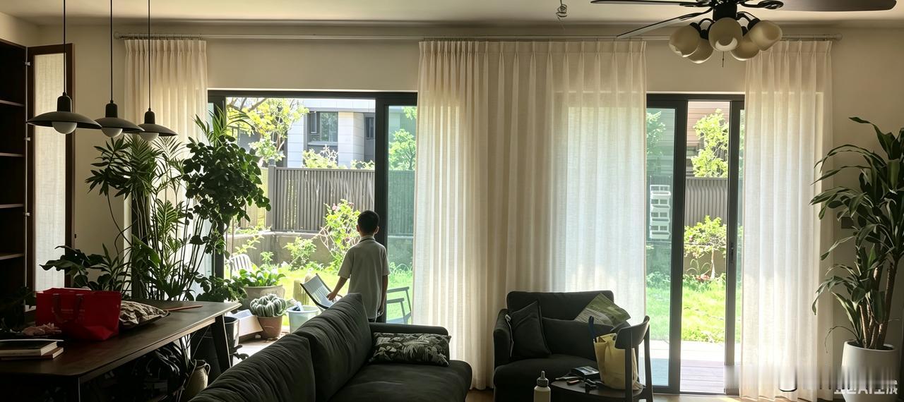 我的细节控、老土、固执让窗帘店老板直摇头。闲不住啊，躺在沙发上很无聊。给窗帘