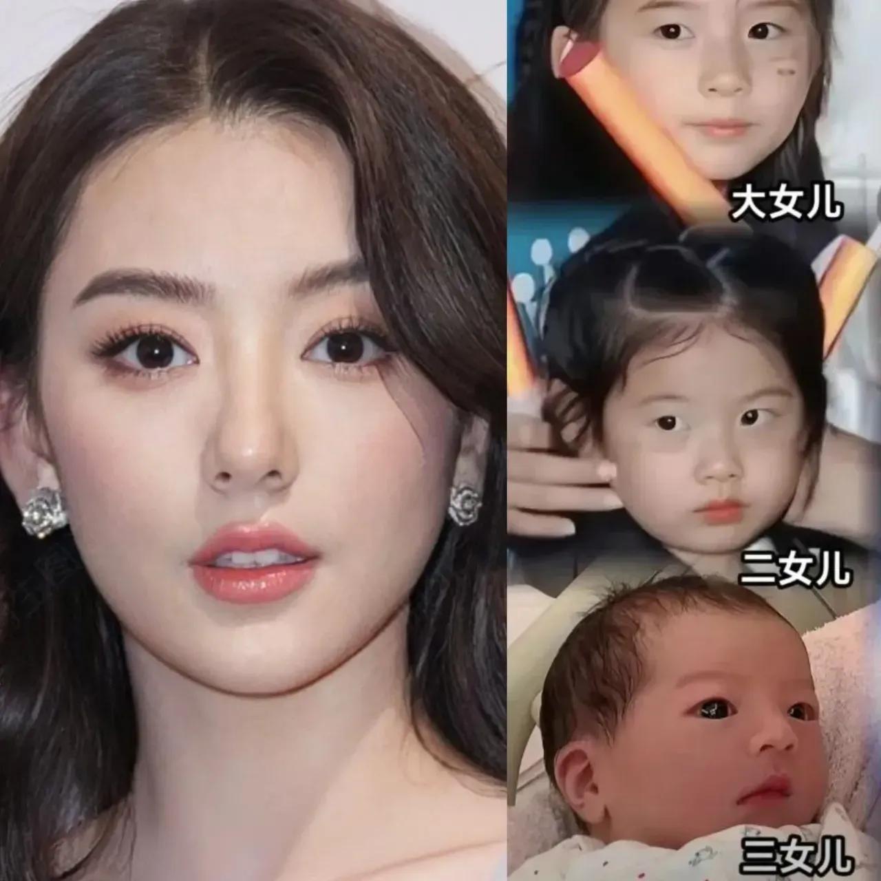 果然老婆还是要娶漂亮的，看郭富城和方媛的女儿们长得有多美！虽然爸爸是公认的帅气天