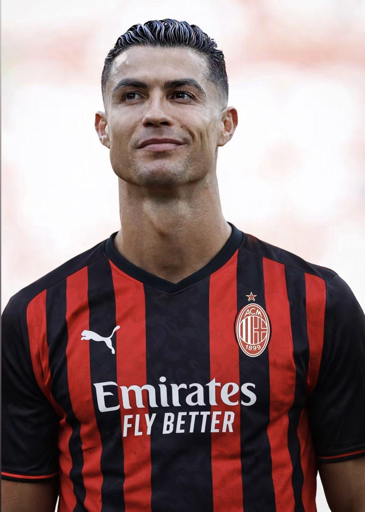 C罗来米兰？100%假新闻！最近有媒体爆出在沙特罢赛的C罗想要加盟AC米兰，堪