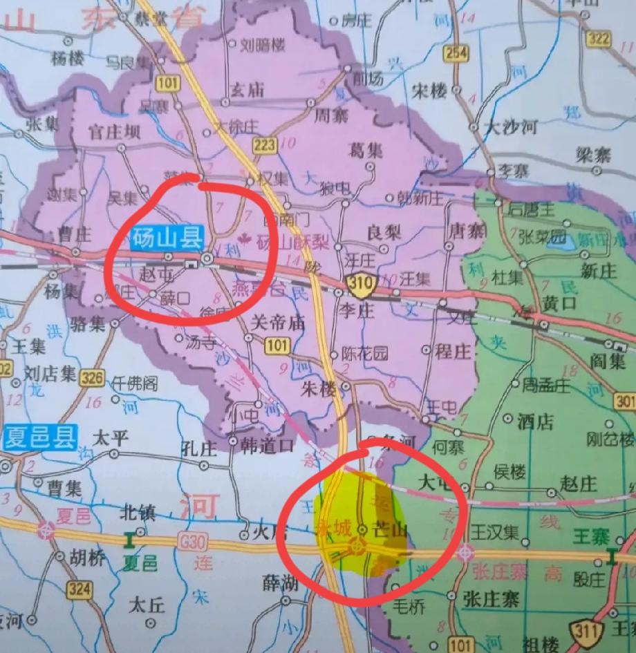 提起砀山县，我第一时间会想起芒砀山，可是芒砀山属于河南省永城市，而砀山县属于安徽