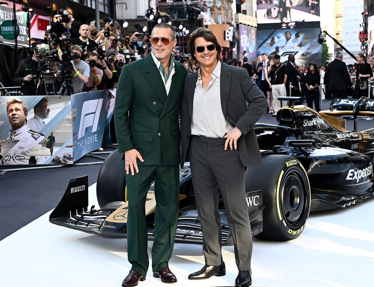 61岁的汤姆·克鲁斯还在搏命，59岁的布拉德·皮特却只想脚踏实地。一个数字很残