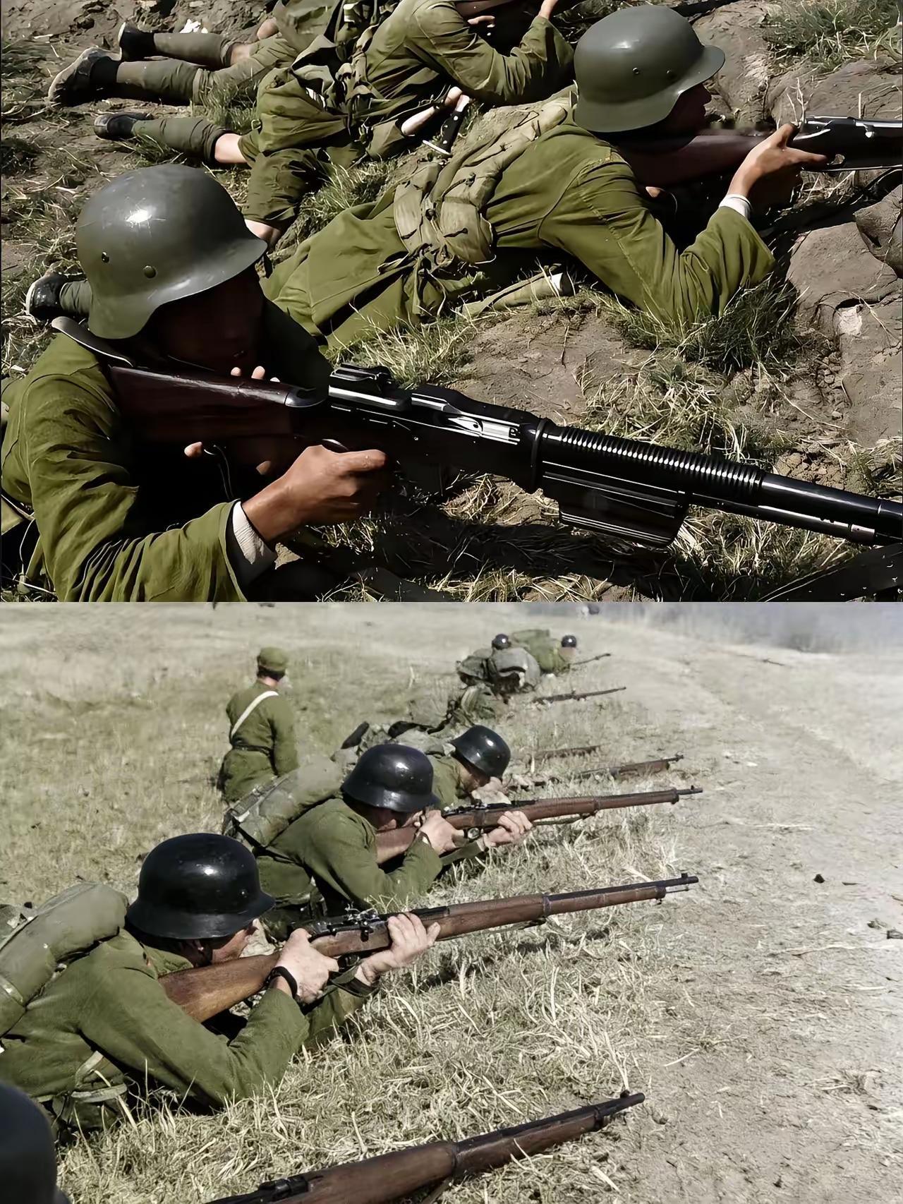 当年淞沪会战德械师损失殆尽，看这图里德械师的阵地（图片修复上色），确实简陋得离谱