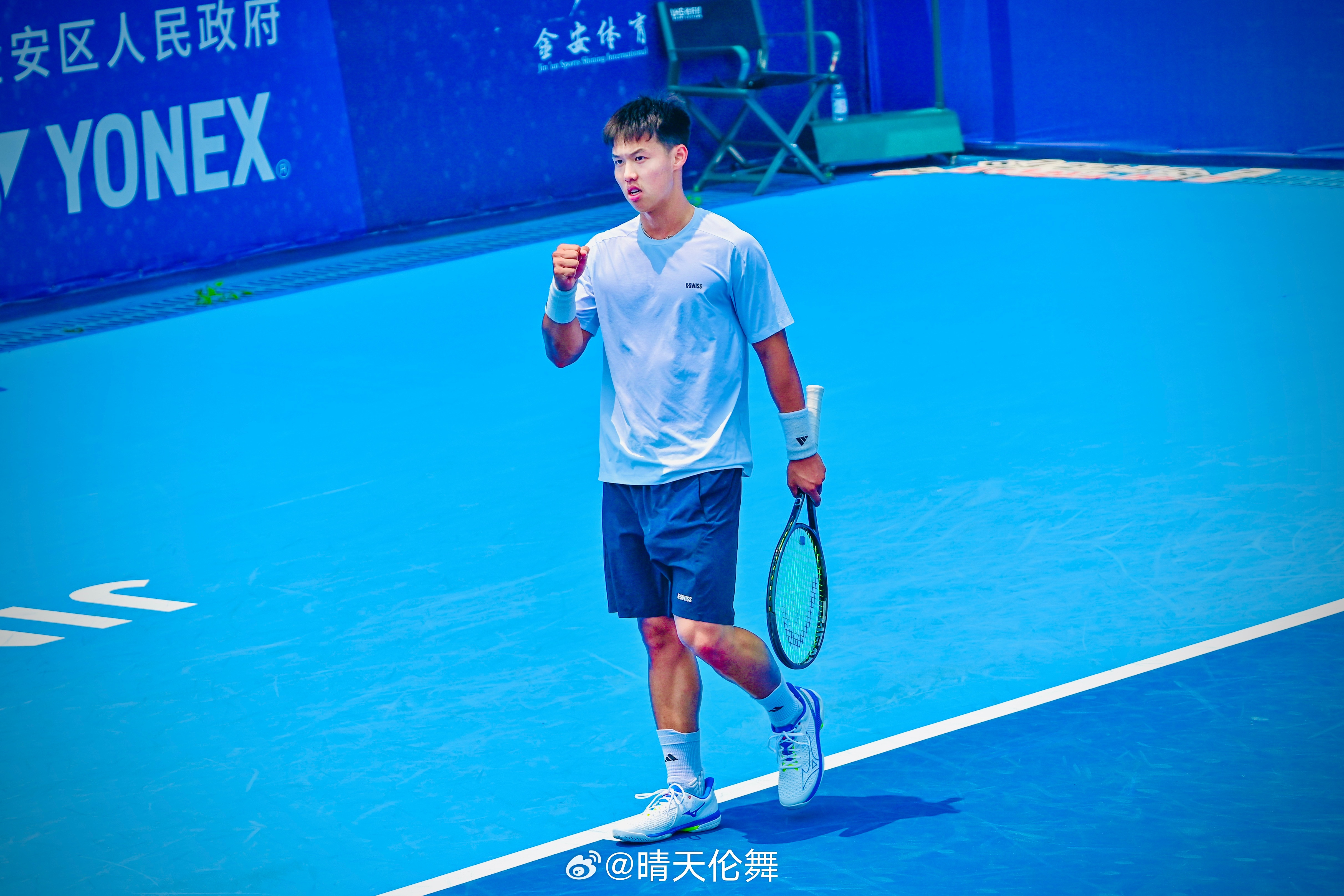ITF马鞍山M15第二轮肖霖昂🇨🇳6-4/6-3朴右宋🇰🇷，晋级八强