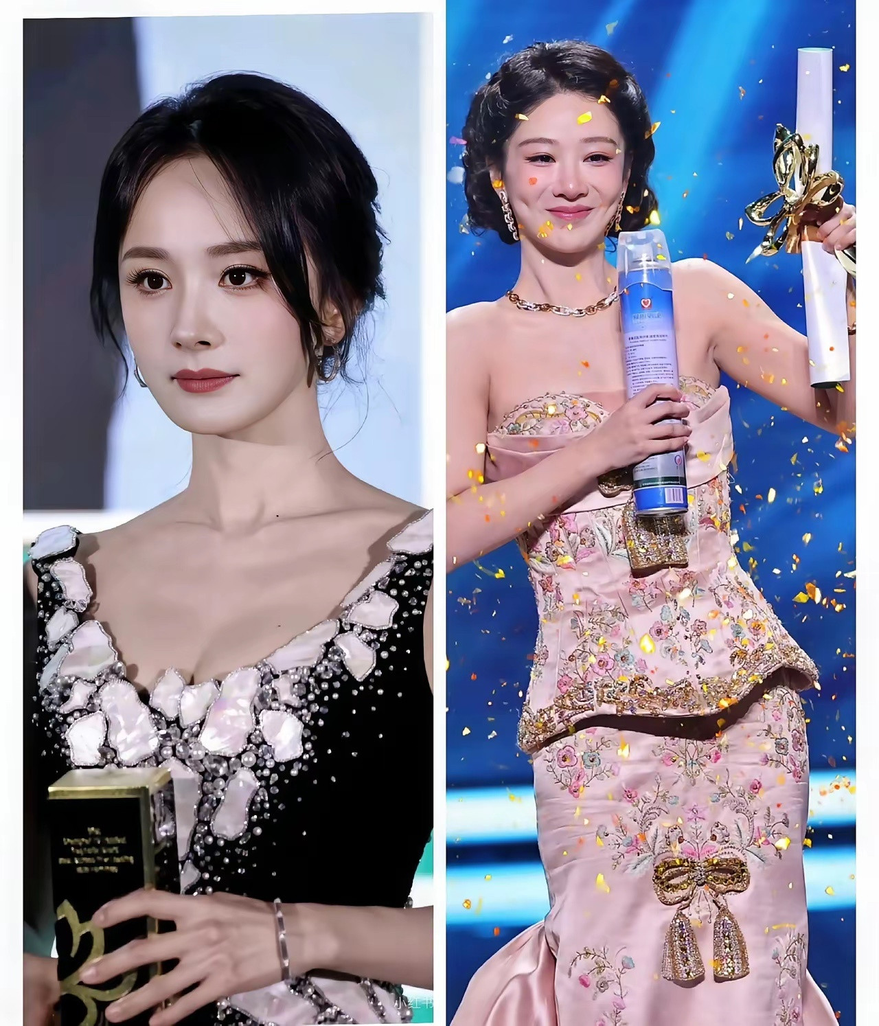 白玉兰奖，最失落的人非杨幂莫属，被九零后的杨紫抢了风头，好好学下表情管理吧。