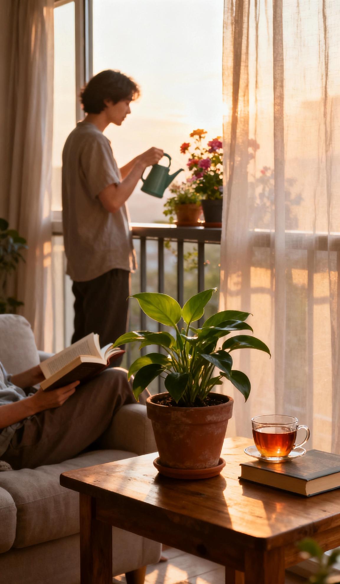 养一盆花，守一份暖，日子慢煮，自有清香｜晨起浇花，暮时赏色，平凡日子也藏满温柔与