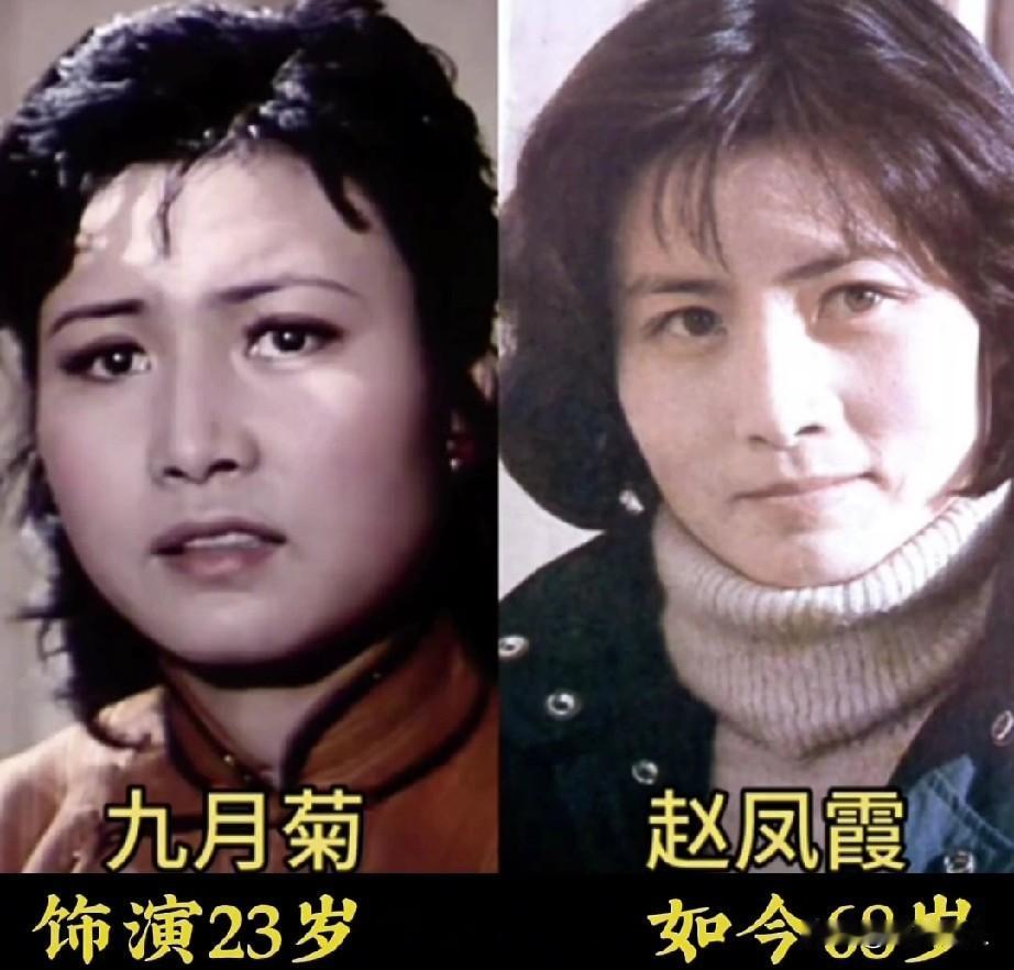 电影《红牡丹》演员今昔之比！发现没有，这部电影的演员寿命长！