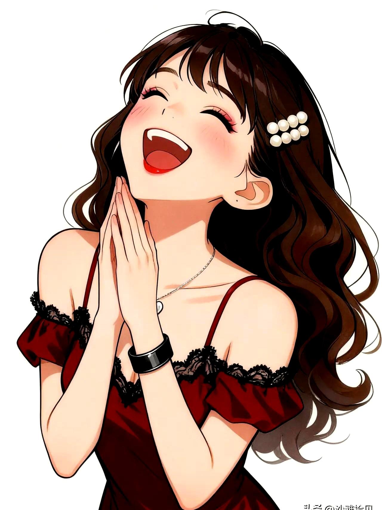 周末两口子瘫沙发上刷短视频呢，老婆突然用胳膊肘碰碰老公：“哎，咱能不能有点觉悟，