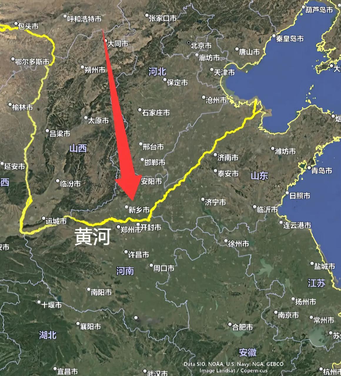 下游突然变深3.1米，黄河有望告别悬在头顶的"地上河"。不过，黄河还是水量太小了