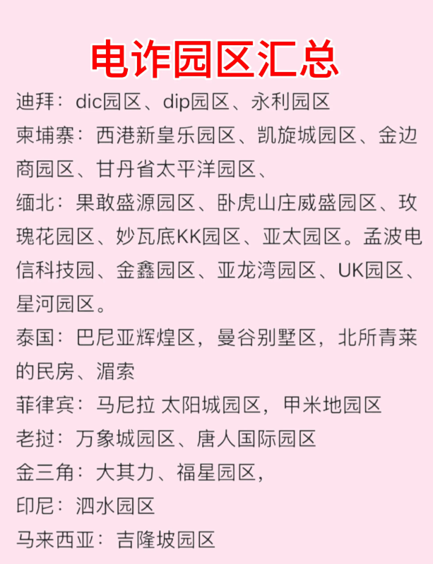 重要的事情说三遍，不止缅甸有电诈园区！不止缅甸有电诈园区！不止缅甸有电诈园区！迪