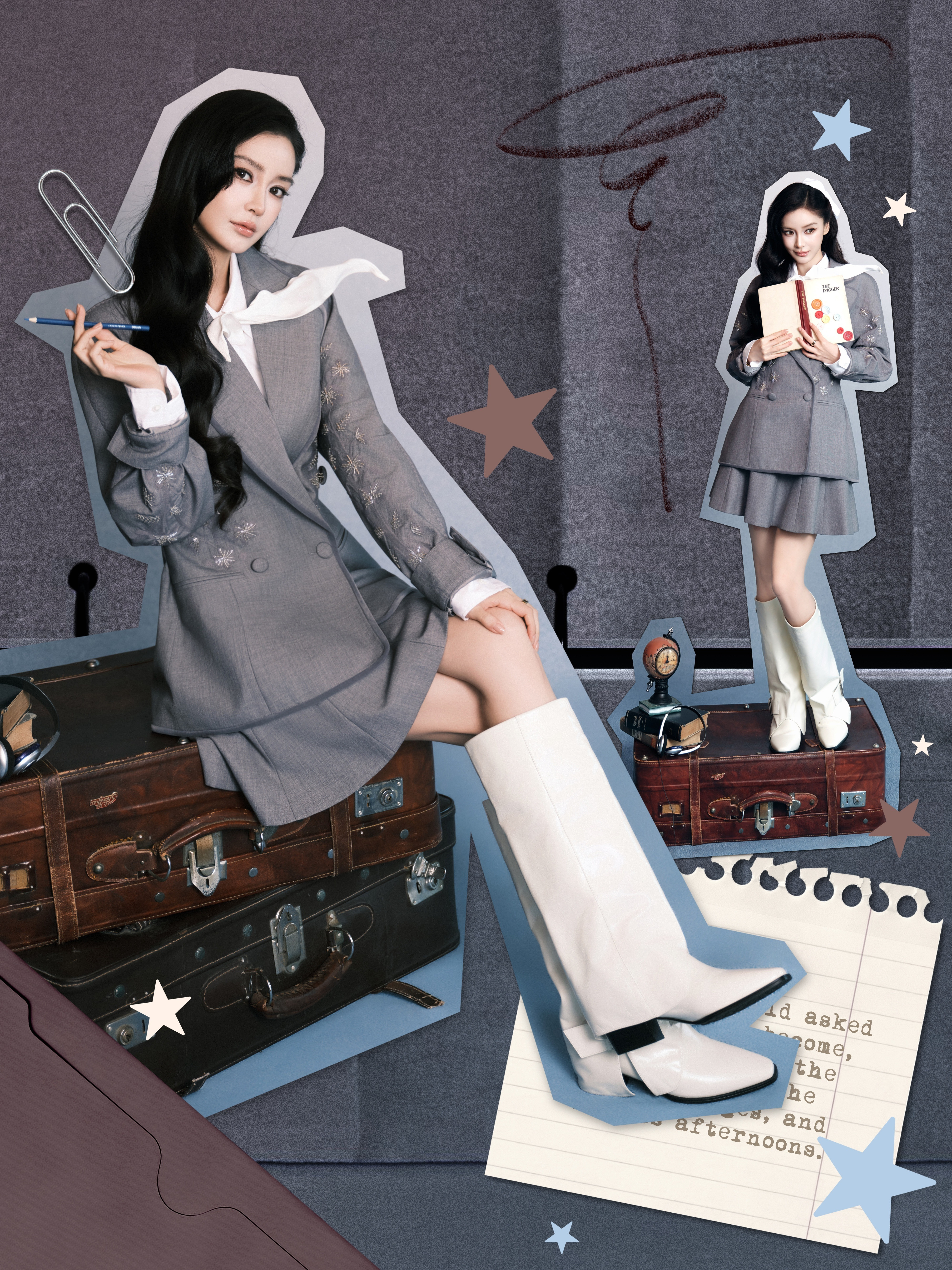 Angelababy出发米兰angelababy在复制粘贴的时代，你是手写的诗