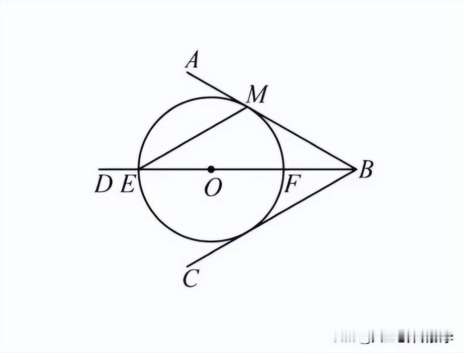 中考数学必刷题，几何题：如图所示，BD是∠ABC的角平分线，点O是BD上的一点