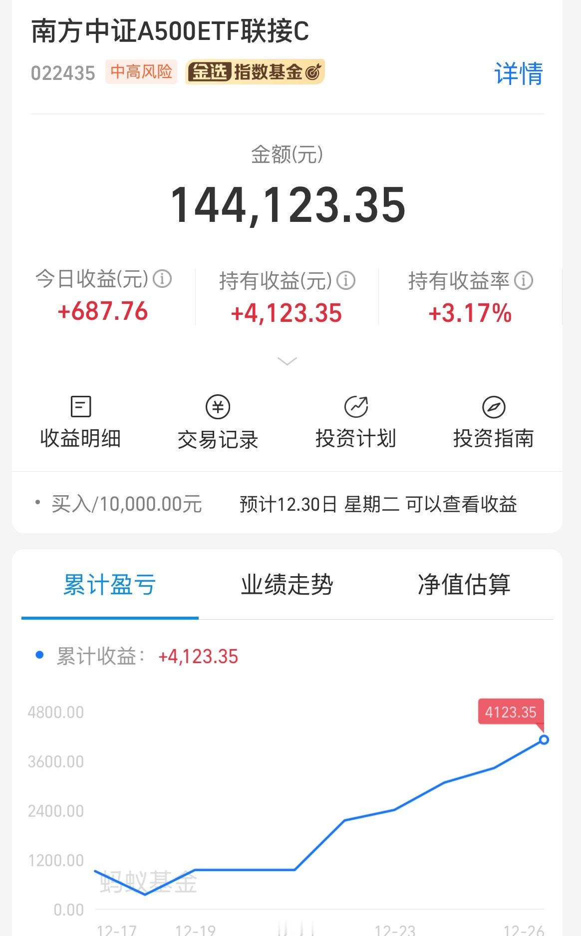 三个点了，已经顶你存余额宝三年了