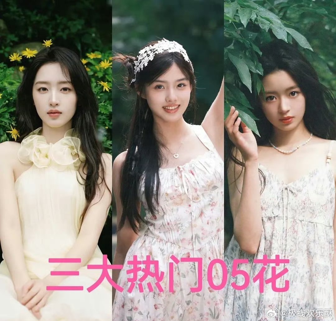 内娱三位最热门的05花：邓恩熙、艾米、黄杨钿甜。目前都演过大制作女主了，看好谁做