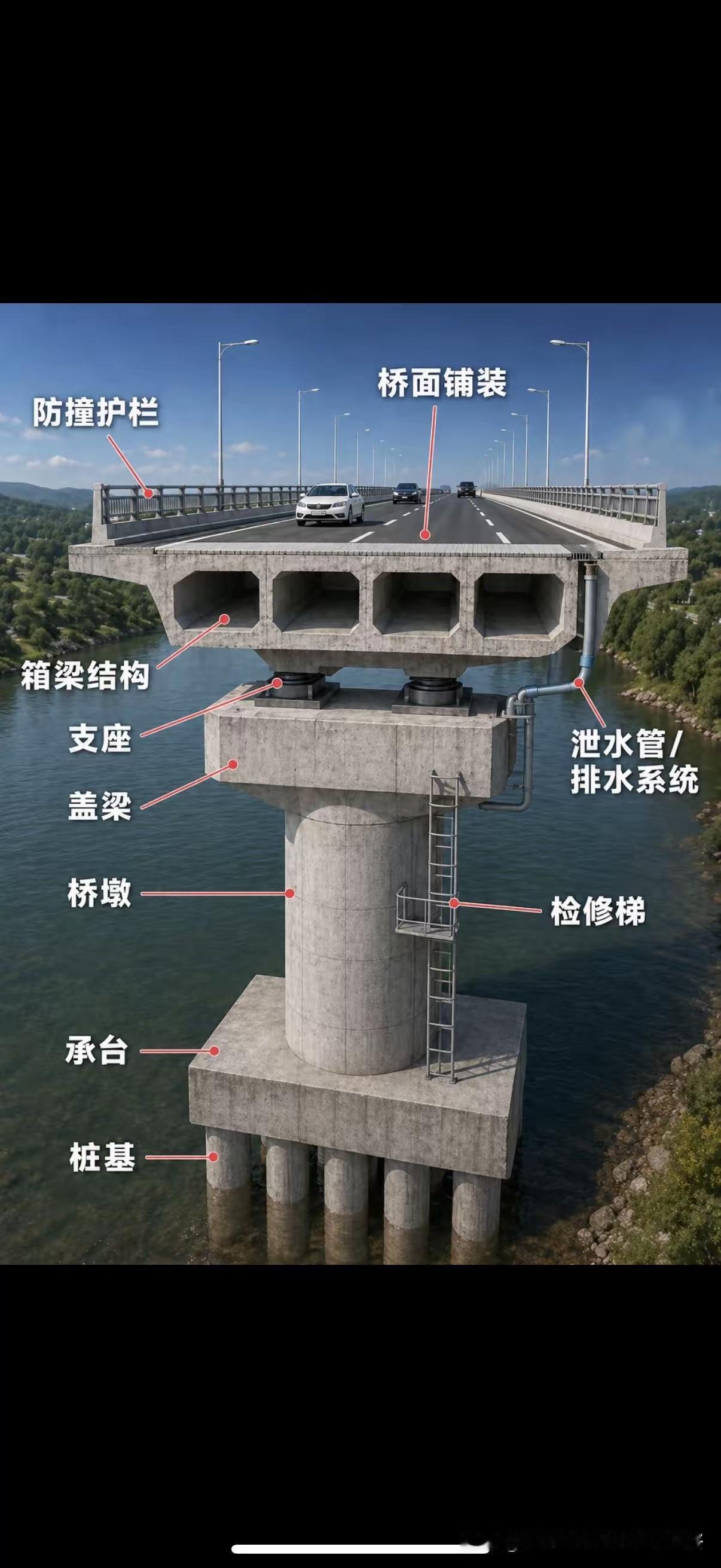 这一个桥墩造价上百万了吗[？？？]