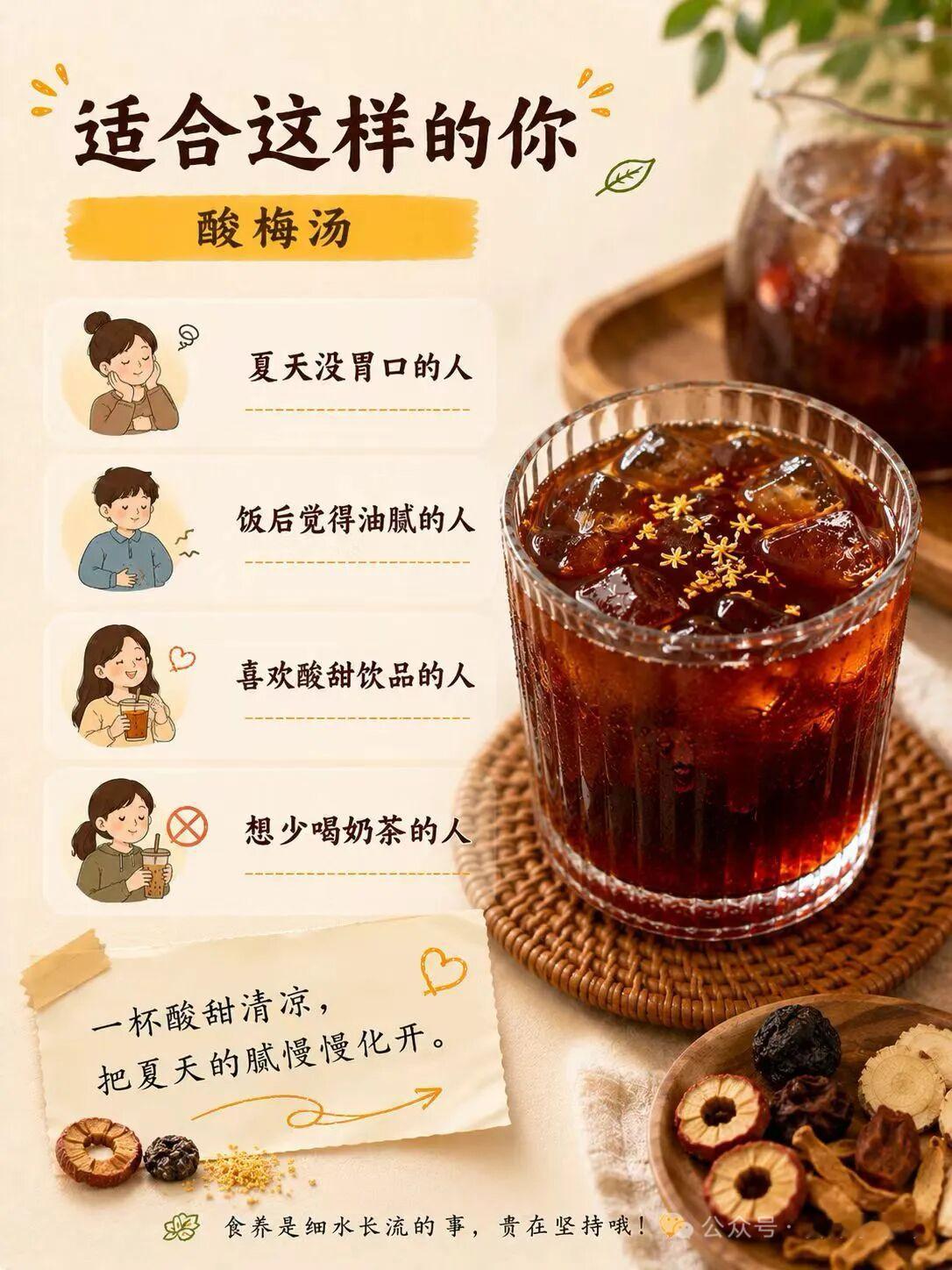 酸梅汤｜酸甜清爽夏天解腻很舒服1.食材准备｜3-4人份乌梅：30克干山楂：
