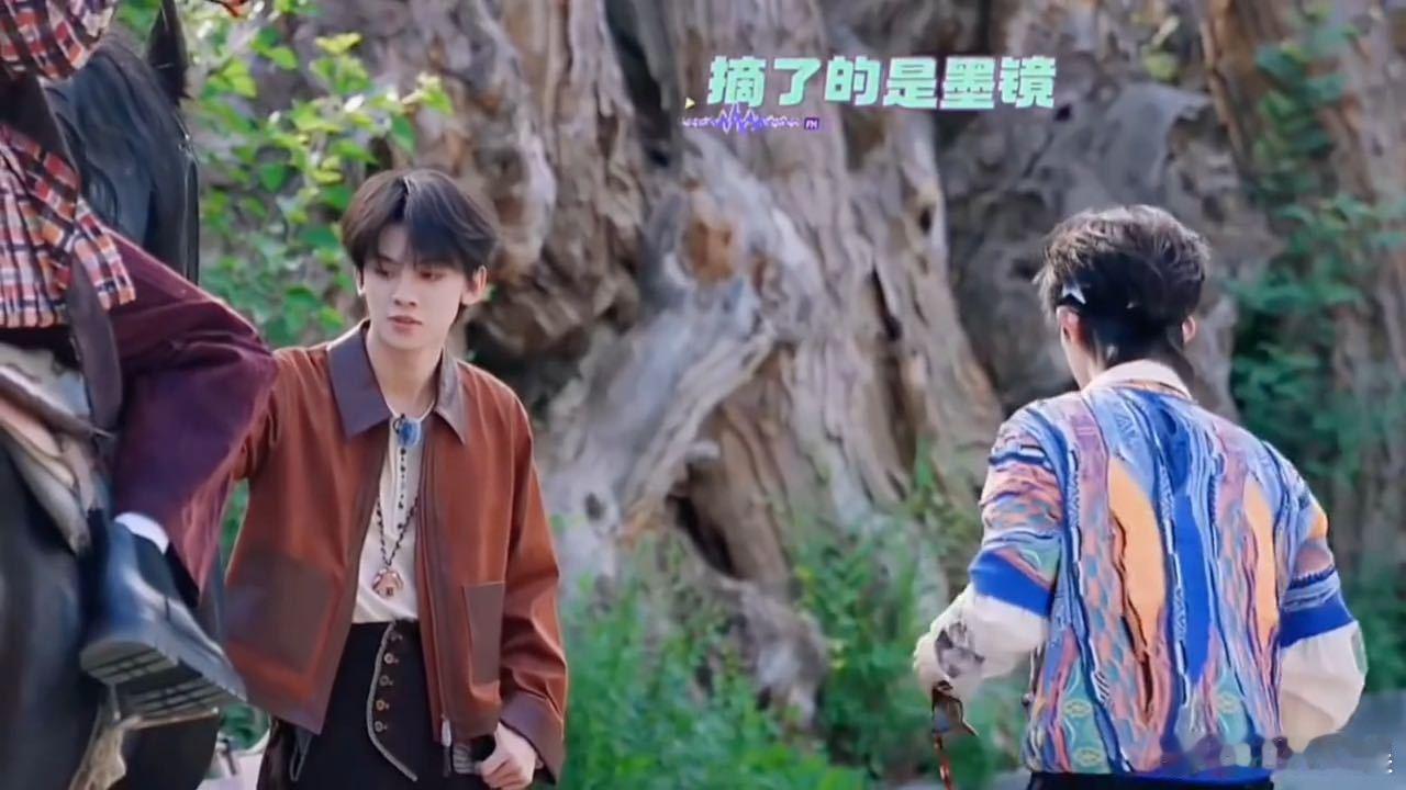 苏新皓这摄影逻辑很新：安全是别人的，神图是自己的。左航担心马惊，他反倒来劲了。取