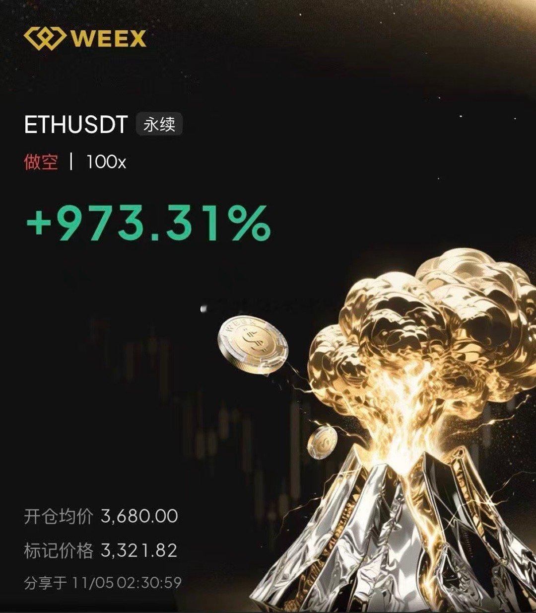 这波空单你拿住了吗比特币btc加密货币eth​​​