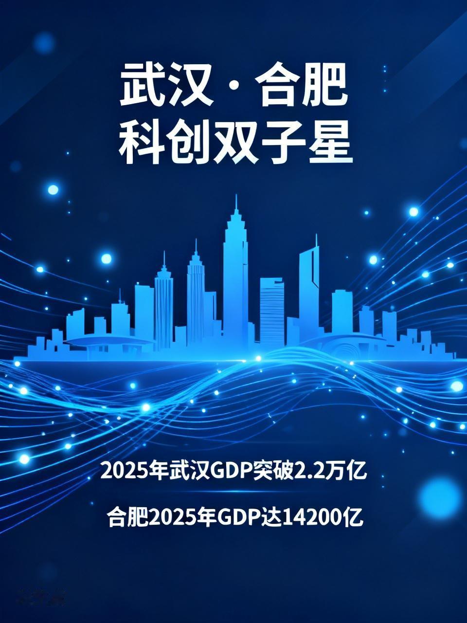 在中部城市发展的大棋局里，武汉和合肥确实极具潜质成为科创中心。2025年武汉GD