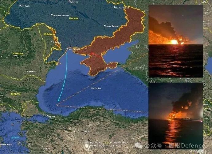 黑海突袭！乌克兰无人艇精准打击俄“影子舰队”油轮