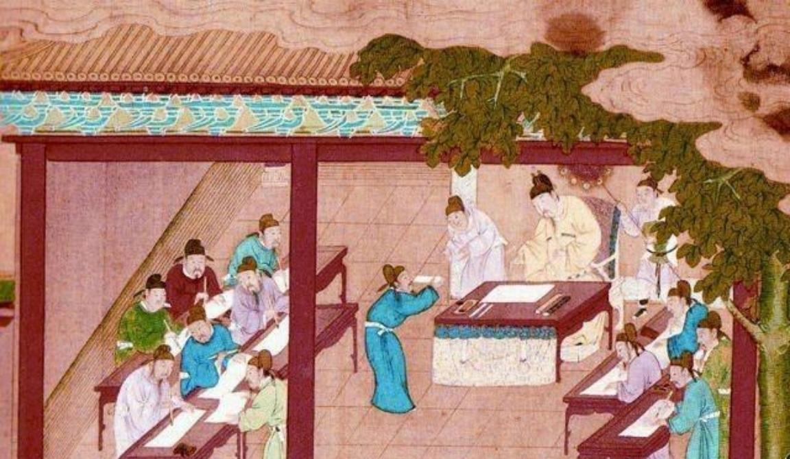 唐朝时期，有一位考生落榜，回家的途中遇到一个老妇人。老妇人见他立马跪下：“明年你