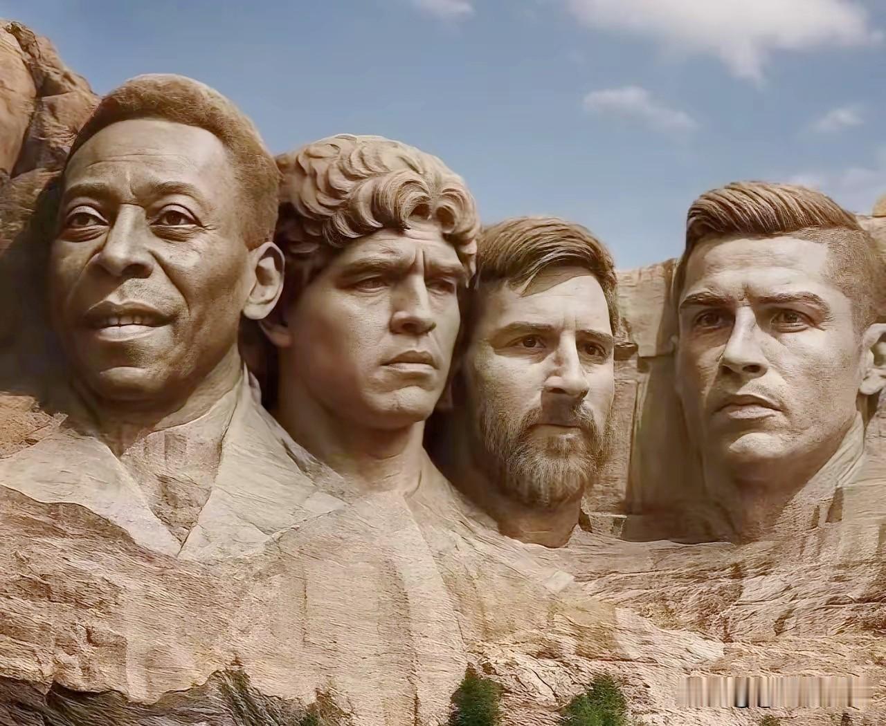 世界足坛四座“球王山”！第一座，贝利是国际足联评选的第一代球王！第二座，马