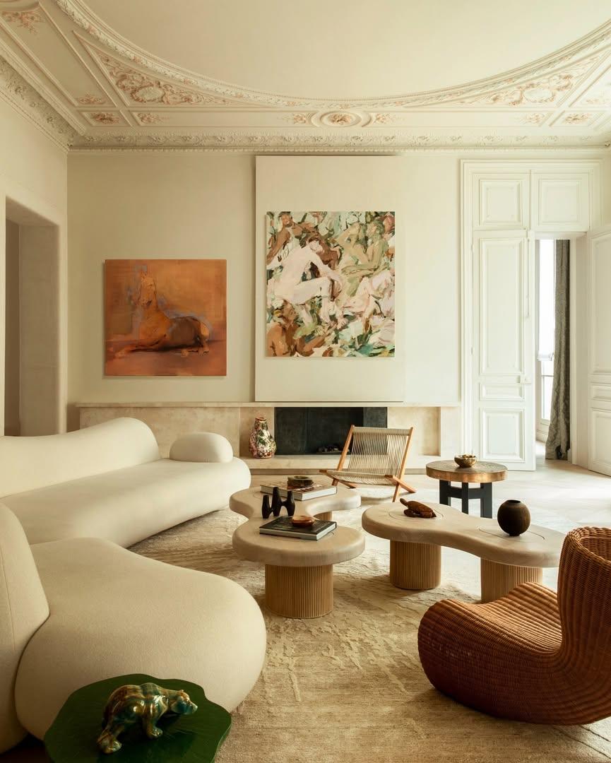 塞纳河左岸住宅，艺术浸润，优雅自带法式慵懒✨家里文艺的装修风,你喜欢吗?家居