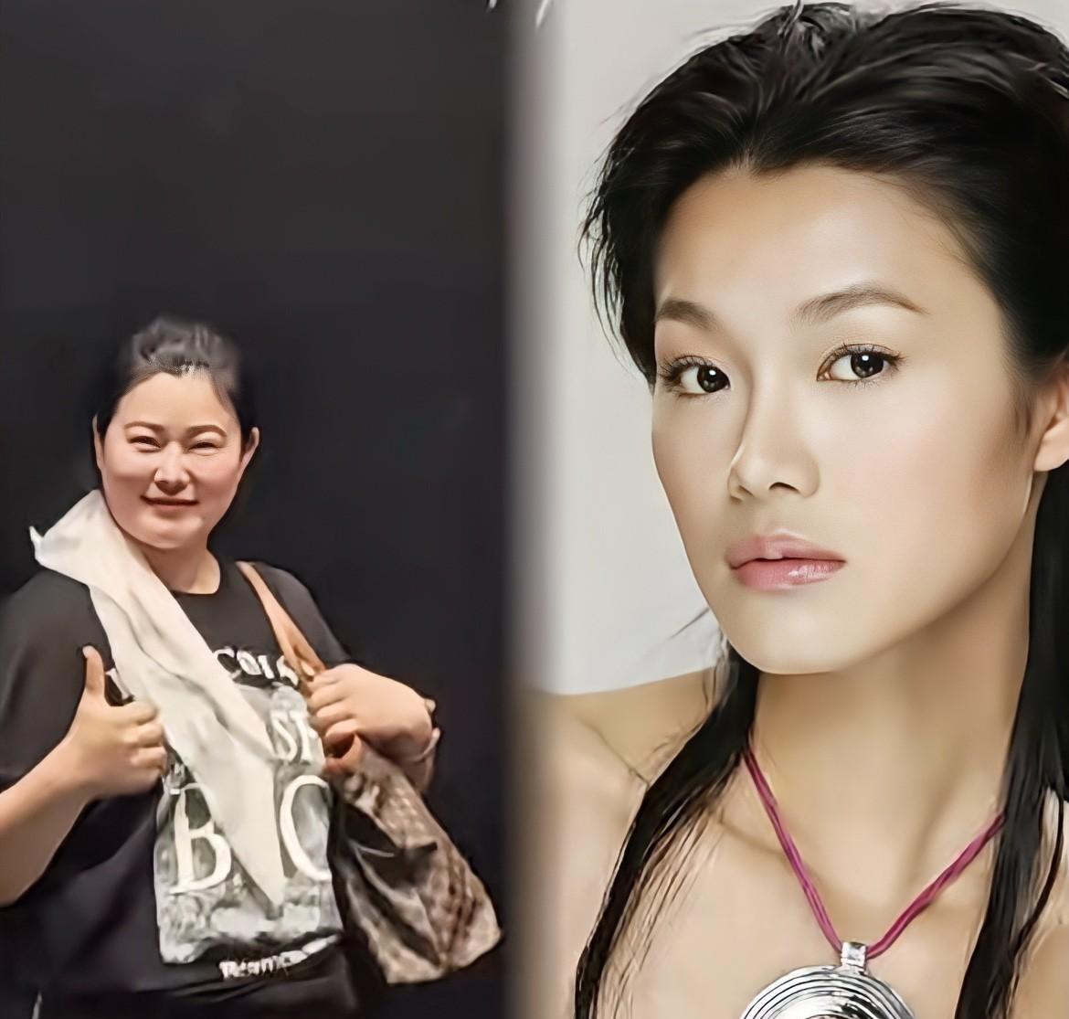 中学时代的女神于娜，不说的话还真看不出来这居然是同一个人。年轻和美貌是岁月最