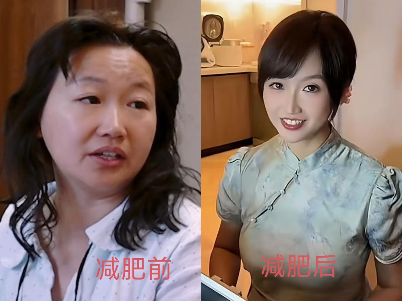 女人狠起来，连自己都怕麦琳，从140斤减到96斤面相彻底变了！整个人