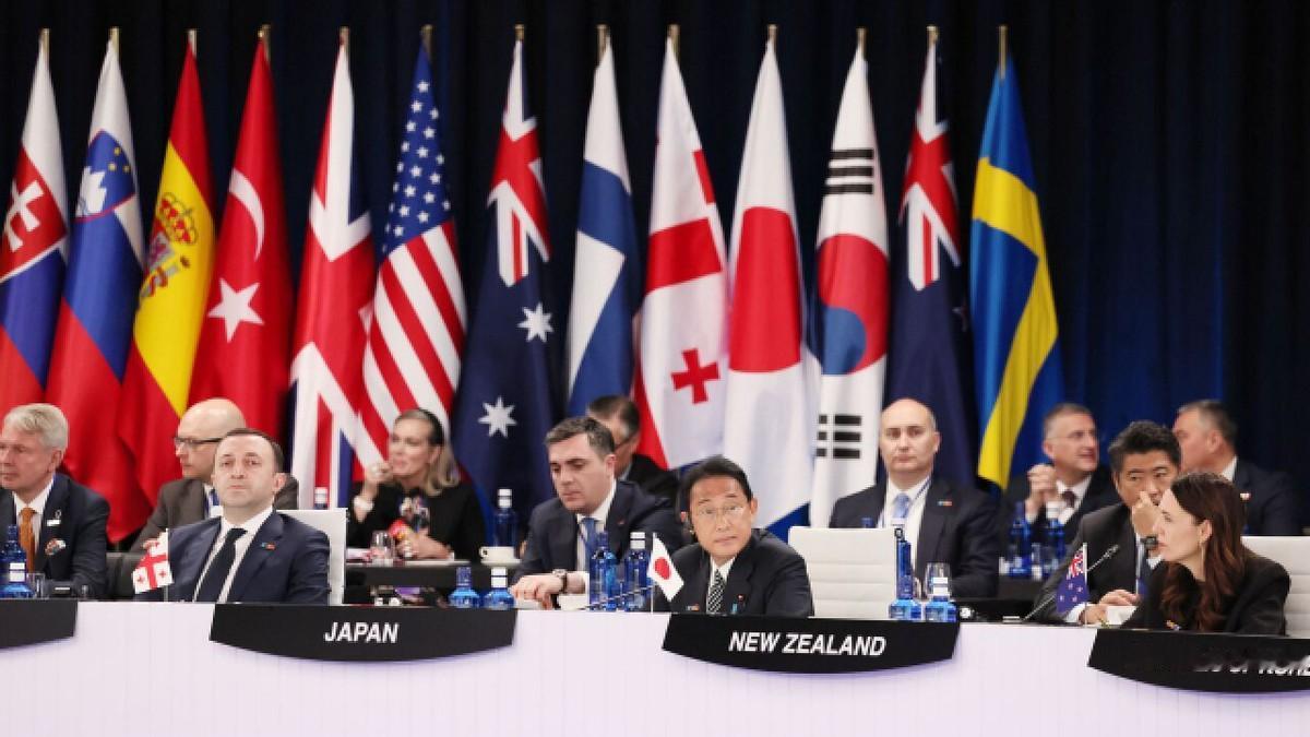 中国应该警告北约，如果敢和日本站在一起向中国示威，中国就开始武器支援俄罗斯对付北