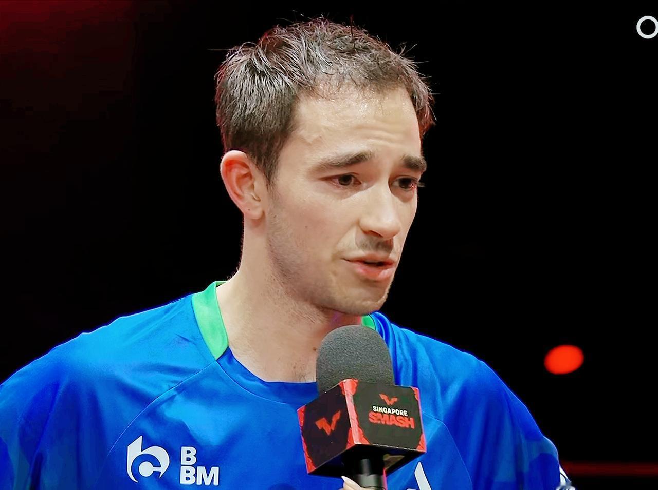 笑死我了！雨果举报沃尔瑟发球回抛，结果鹰眼显示，沃尔瑟回抛40度，直接扣分