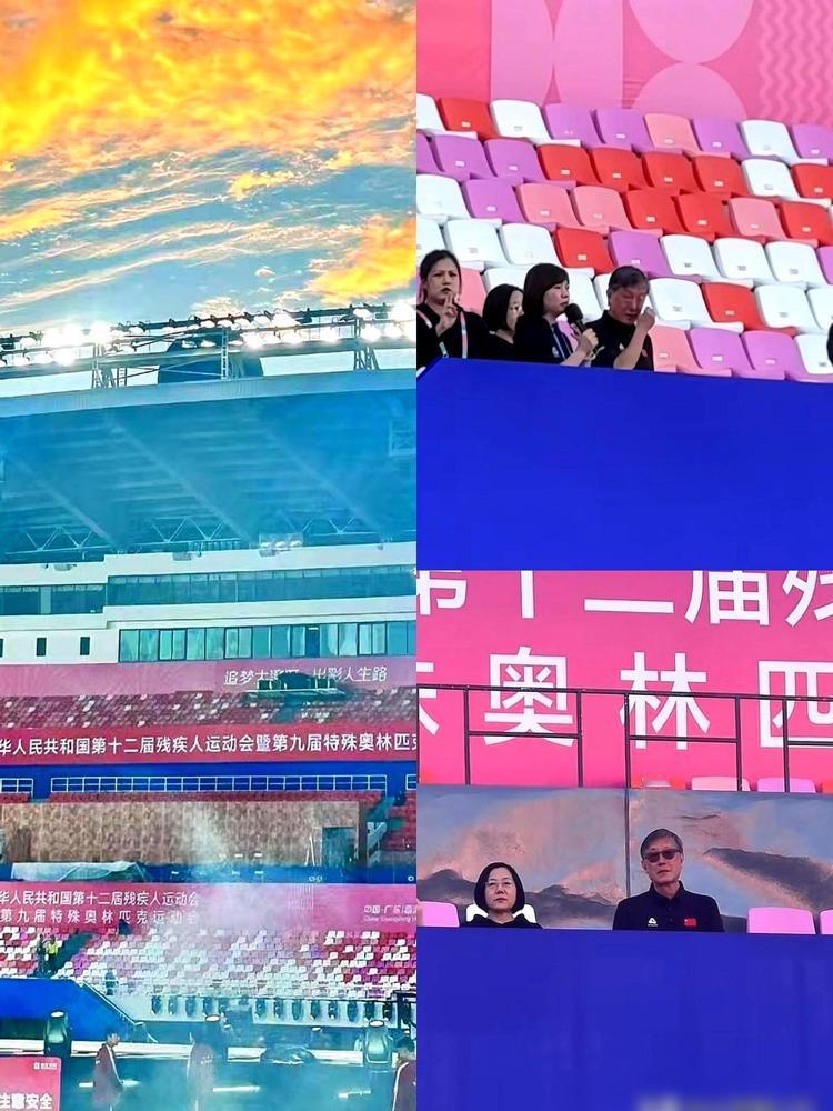大导演刘伟强当场就哭了，真的绷不住。全国残特奥会开幕式，就这么突然没了。