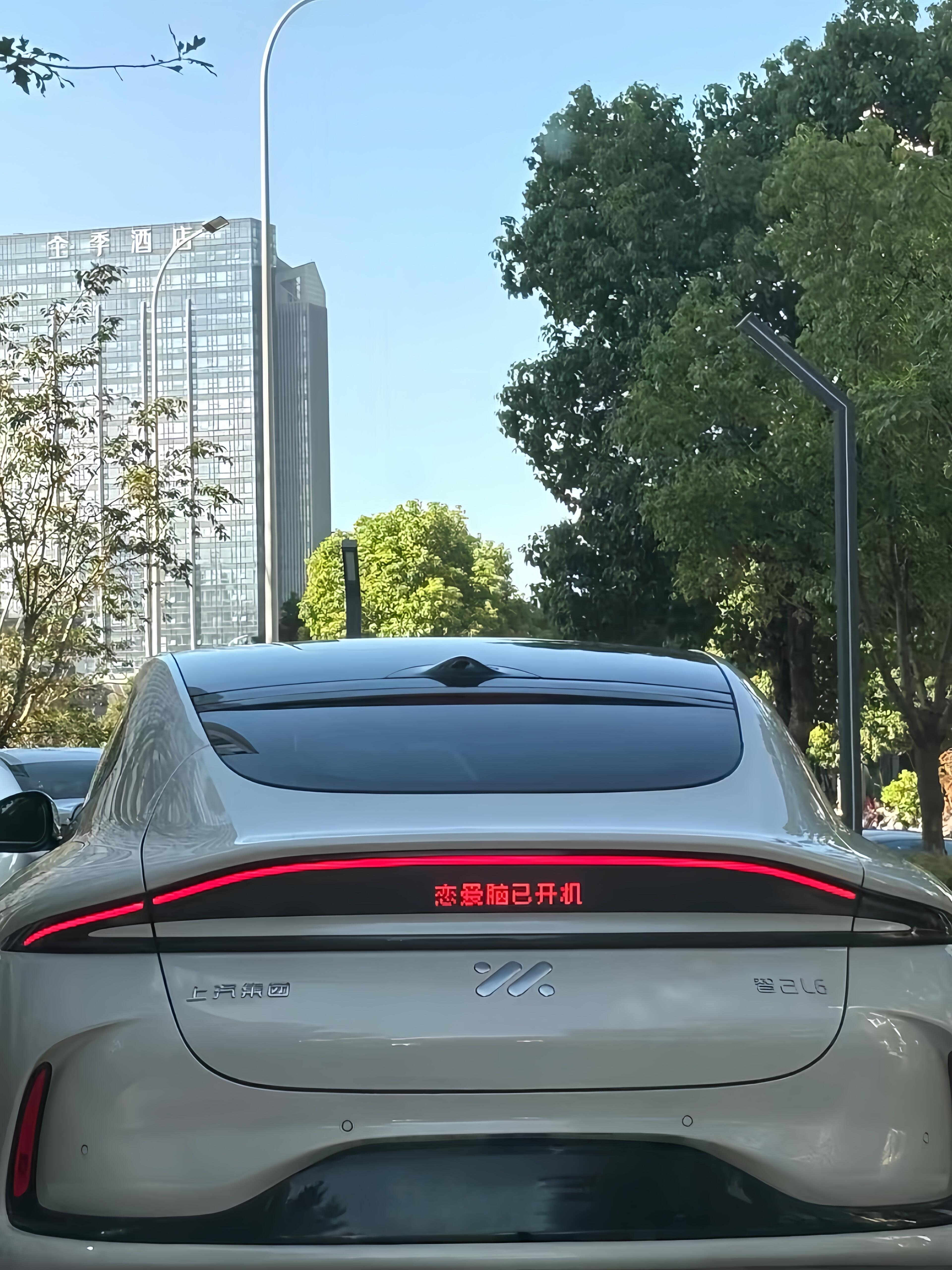 跟了一路，这个尾灯真的太有意思了