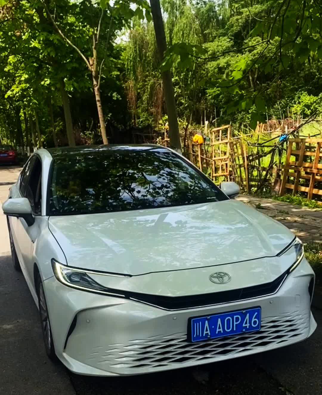 九代凯美瑞的精英版、豪华版是天窗，尊贵版及以上的版本是大玻璃的天幕。这个天幕是被