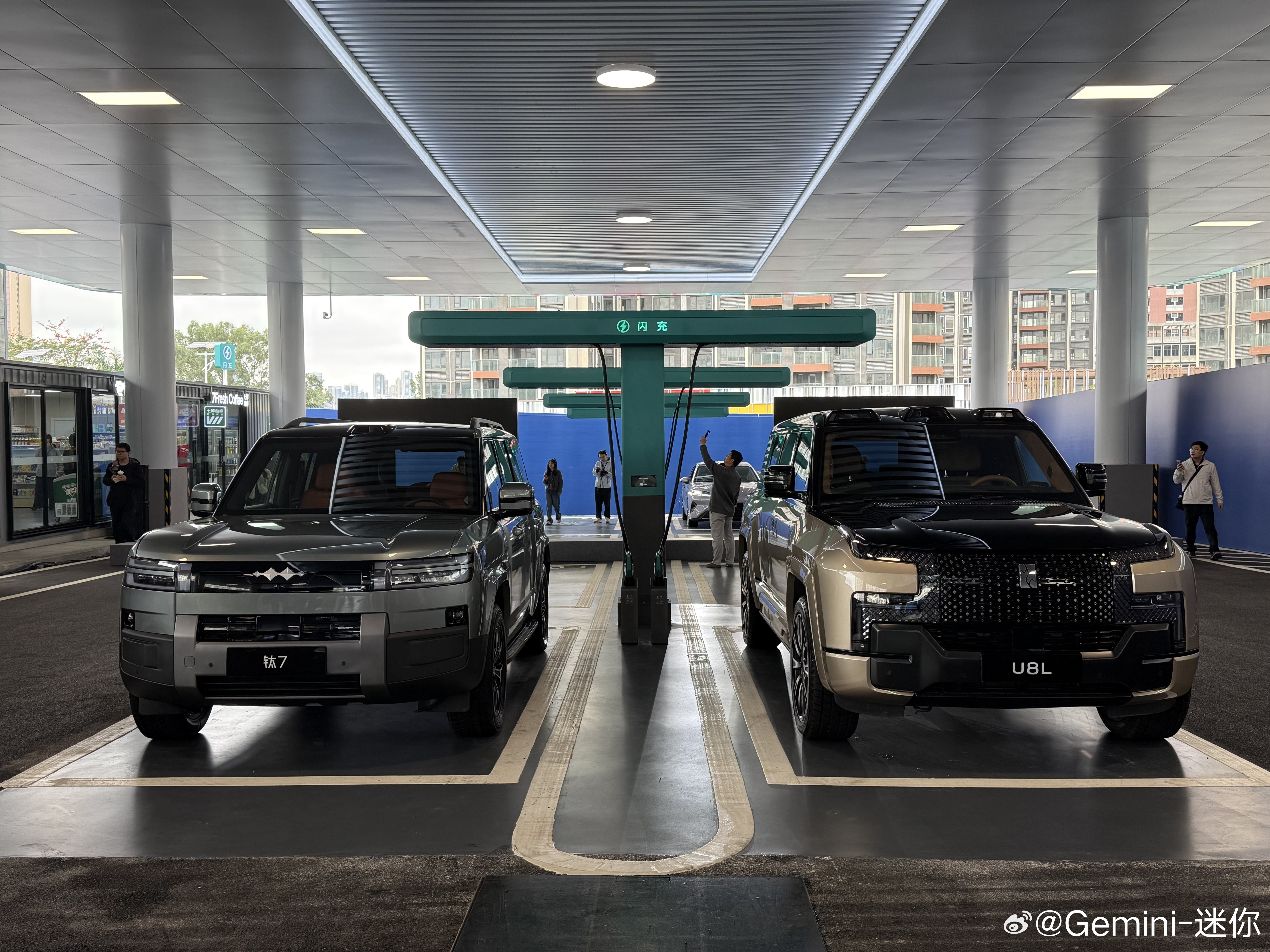 比亚迪闪充站一些问题和建议：1、占位一个站点2-4把枪为主，几台油车一占整个站就