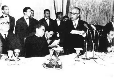 1963年底，周总理访问埃及，在总统举行的招待会上，一位当地情报高官趁周总理面前