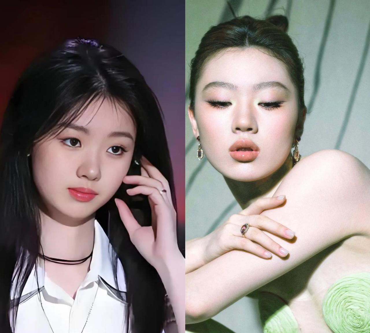 一直搞不懂明明单依纯的唇形已经很好看了为什么她的化妆师给她化妆的时候要把她的