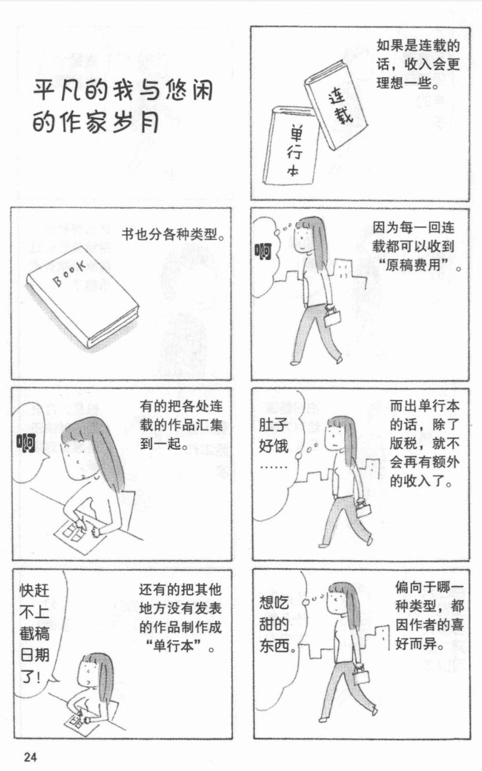 《我的漫画家生活》益田米莉原作，王唅翻译，2012年6月现代出版社出版，全