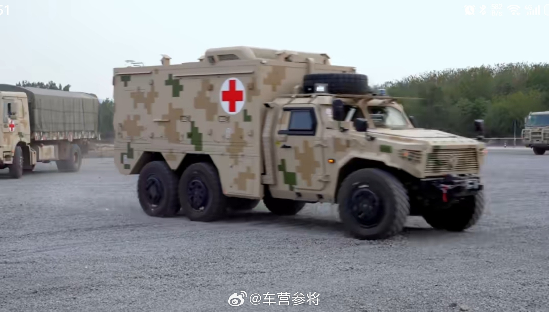 第二款猛三平台卫勤车突击车，4*4运输车，边防巡逻车，指挥车，侦察车，防化侦测车
