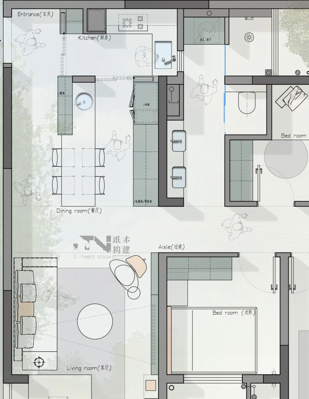 98㎡经典户型改造｜不踩雷的四版厨房方案