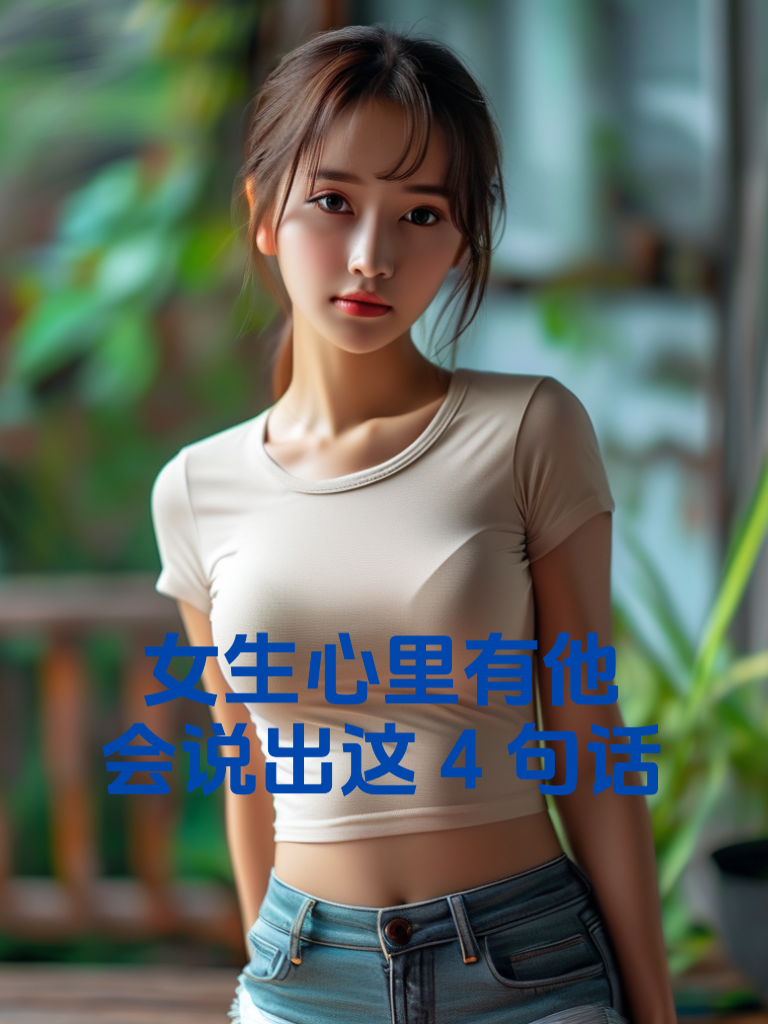 女生心里有他，会说出这4句话