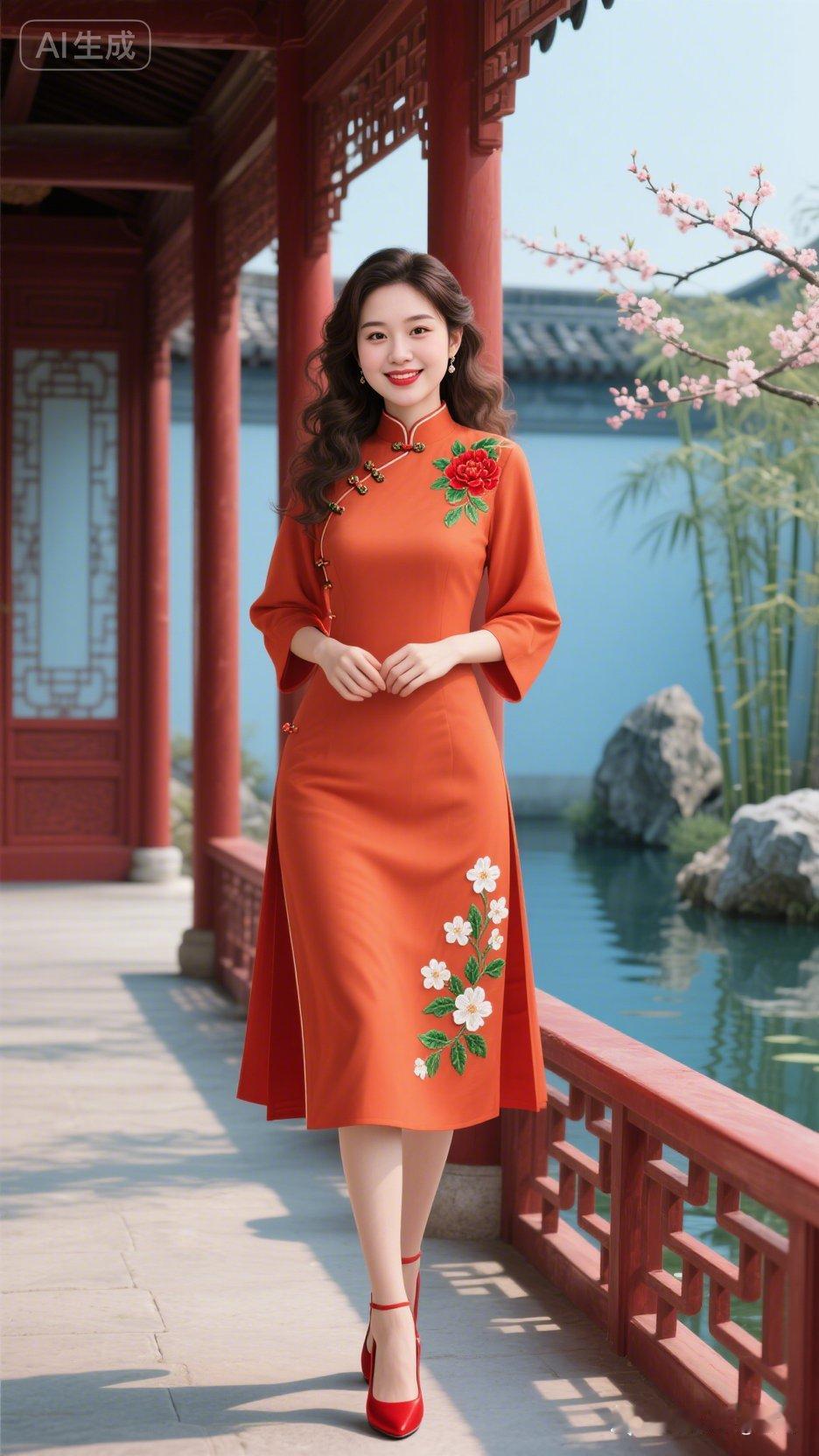 东方韵味，红衣美人，古风古韵，美不胜收！