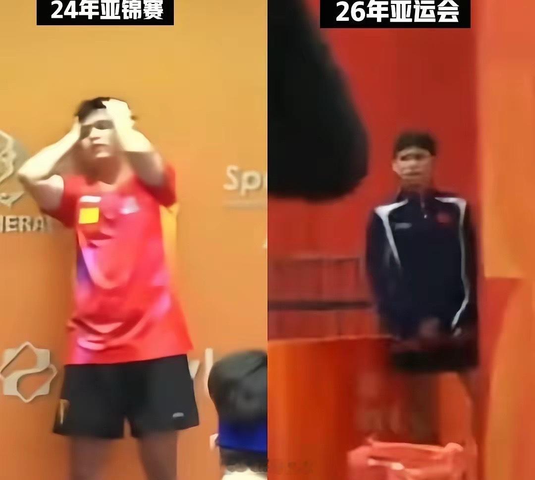 #林诗栋打疯了#仅仅两年，林诗栋的比赛状态已经发生了天翻地覆的改变，从一个懵懂小子成长为了国乒的顶梁