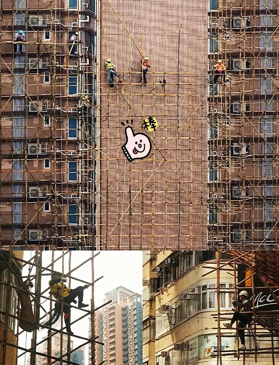 谁能想到，香港这场大火里，竹棚协会的工人成了关注点？他们搭竹棚的日薪居然有2