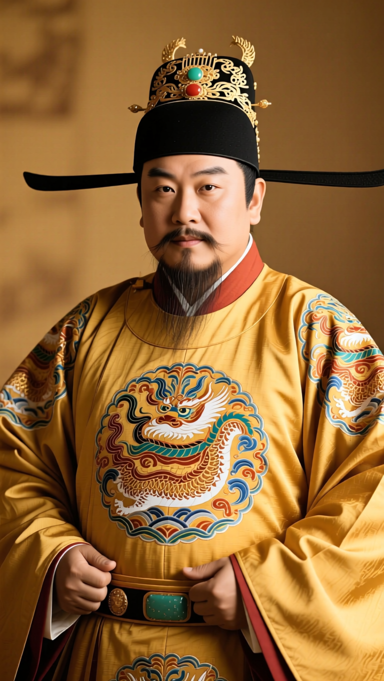 朱元璋（1328—1398），明朝开国皇帝，原名朱重八，濠州钟离人（今安徽凤阳一带）。他出身贫苦，早