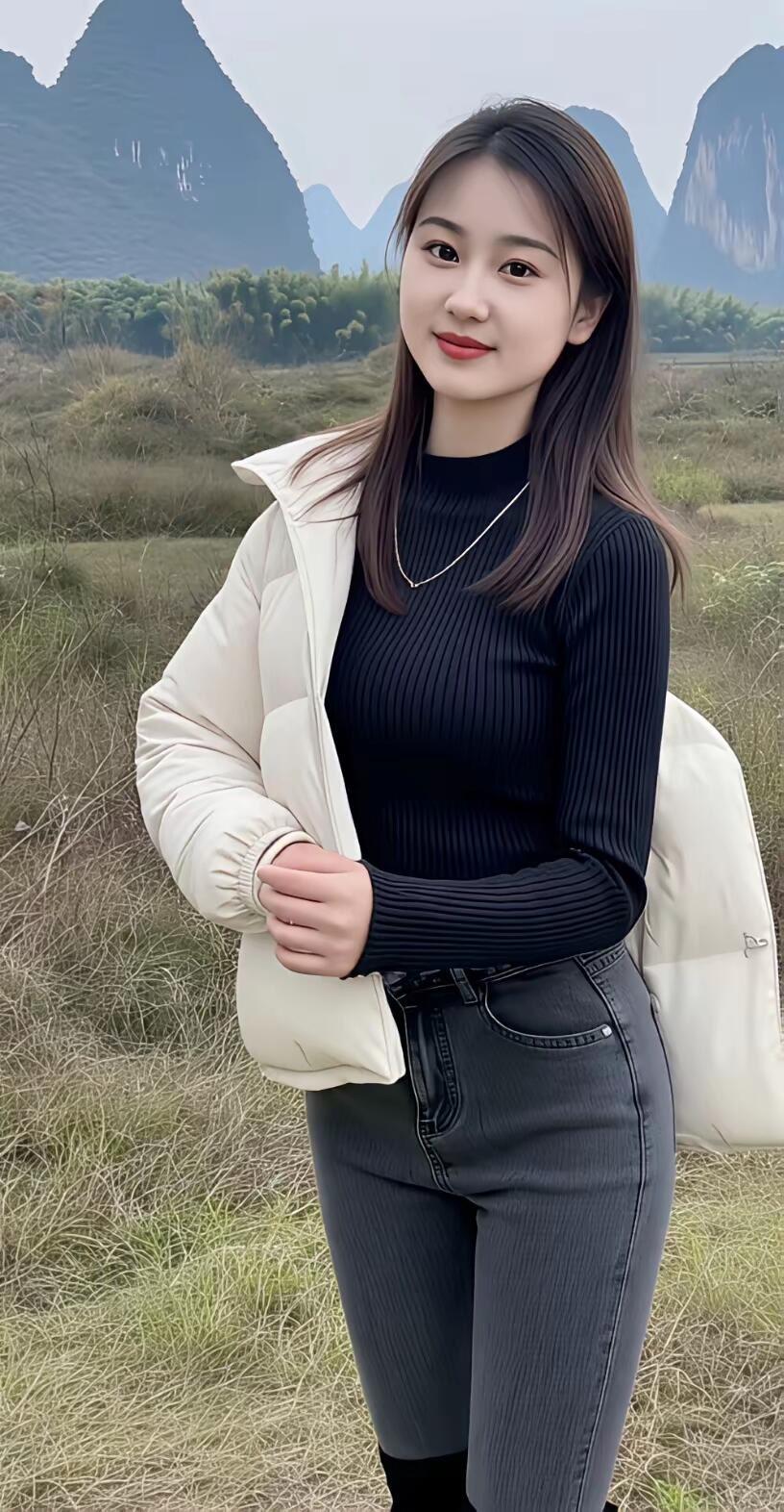 冬日穿搭指南🌨️：保暖羽绒服+高领毛衣，轻松应对寒冷！👌🏻