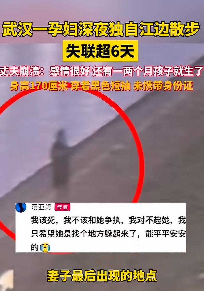 太离奇也太让人揪心了！5月20日，媒体曝出一则令人揪心的寻人事件，武汉一名怀孕8