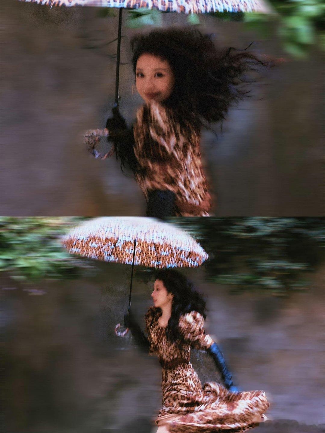 田曦薇尖叫之夜出图，这次真的是太美太辣啦！田曦薇豹纹小猫